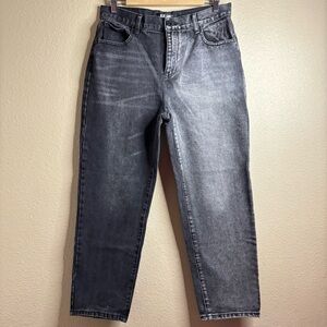 Blue Savvy Block High Waist Jeans sz 13/31 Black Gray Casual Street Grunge Goth